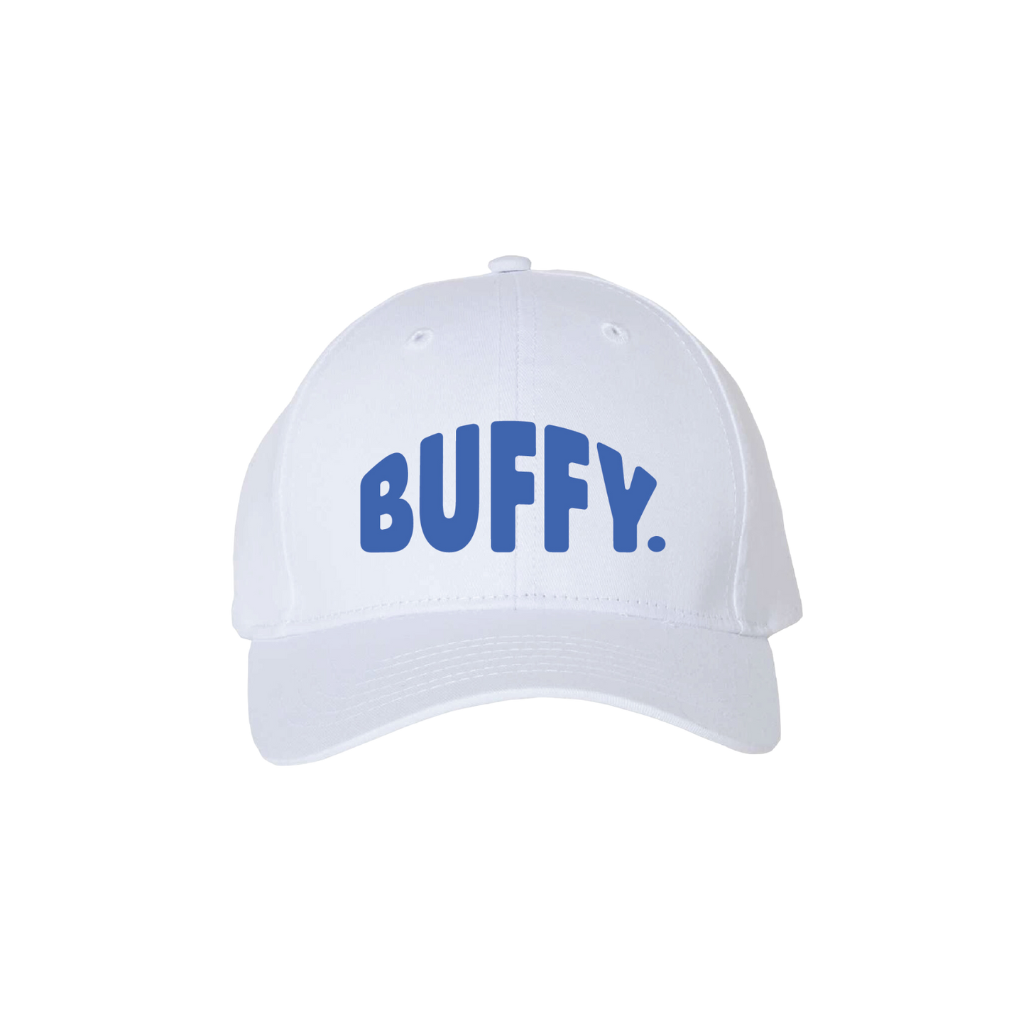 White Embroidered Cap