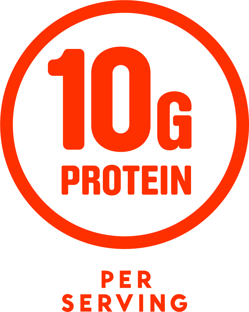 10g protein per serving