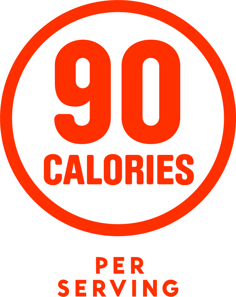 90 calories per serving